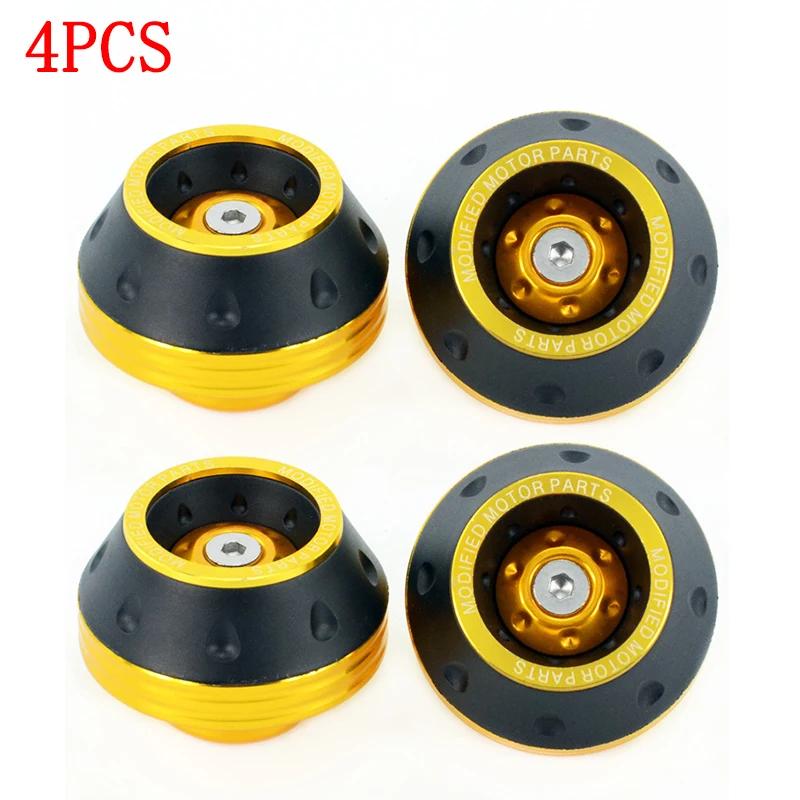 2PCS Motorcycle Crash Protector Wheel Protection Pads Motorbike Motocross Tire Frame Slider Colorful Moto Equipment Accessories