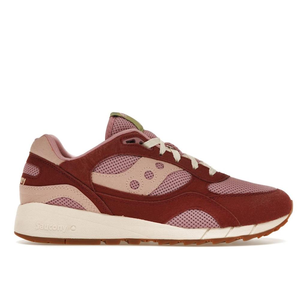 SAUCONY Shadow 6000 Mushroom Pack Unisex Sneakers Red Burgundy S70747-2