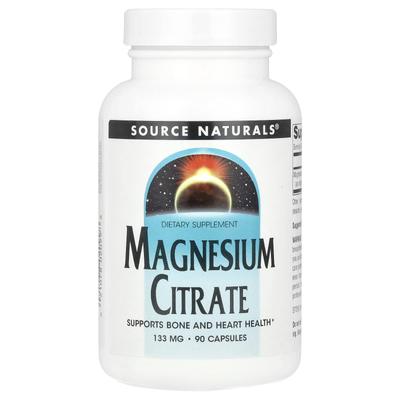 Magnesium Citrate, 133Mg, 90 Capsules