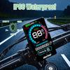 VD618 Elektrisches Fahrrad Display, Geschwindigkeits-Kilometerzähler Fahrrad Computer Ebike LCD Display, 3,5" Bildschirm, Typ-C Ladefunktion, für BAFANG CAN Motoren