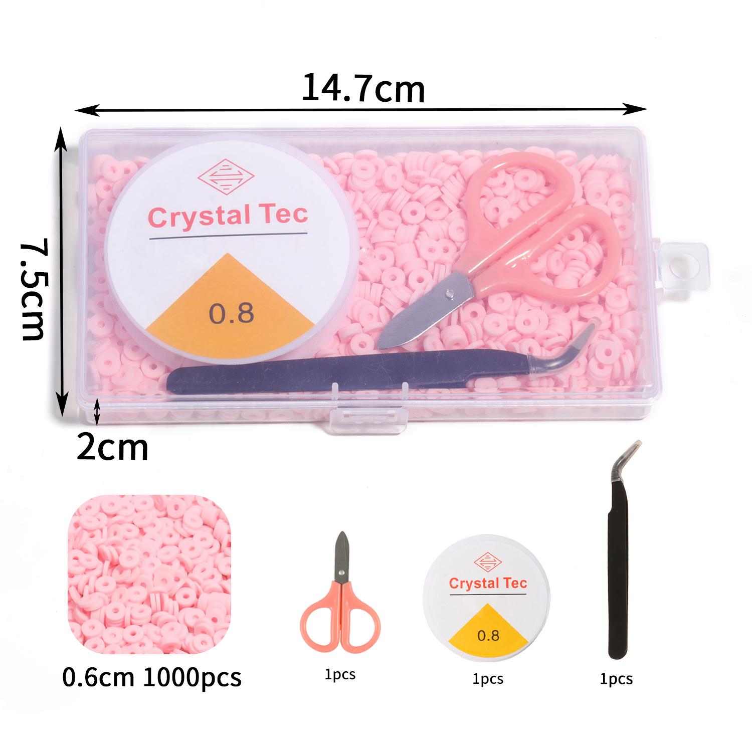 

1000 шт./кор. разноцветные бусины из полимерной глины, ломтики глиняных бусин, бусины-разделители из полимерной глины, бусины для изготовления ювелирных изделий, аксессуары ручной работы своими руками 14.7cmx7.5cmx2cm