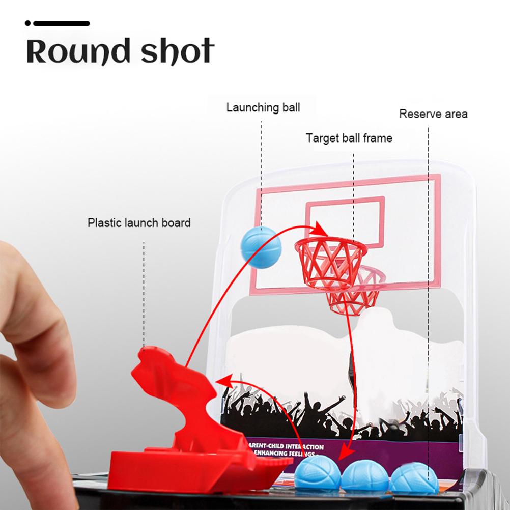 Gioco di tiro al canestro da tavolo Gioco di pallacanestro da interno da tavolo Giochi da scrivania per bambini Adulti