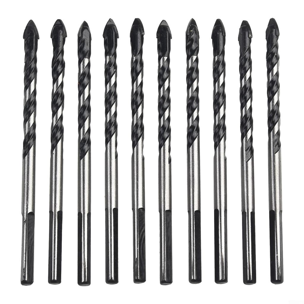 Drill Bits 10PCS 6mm Drill Bit For Porcelain Tile Concrete Brick