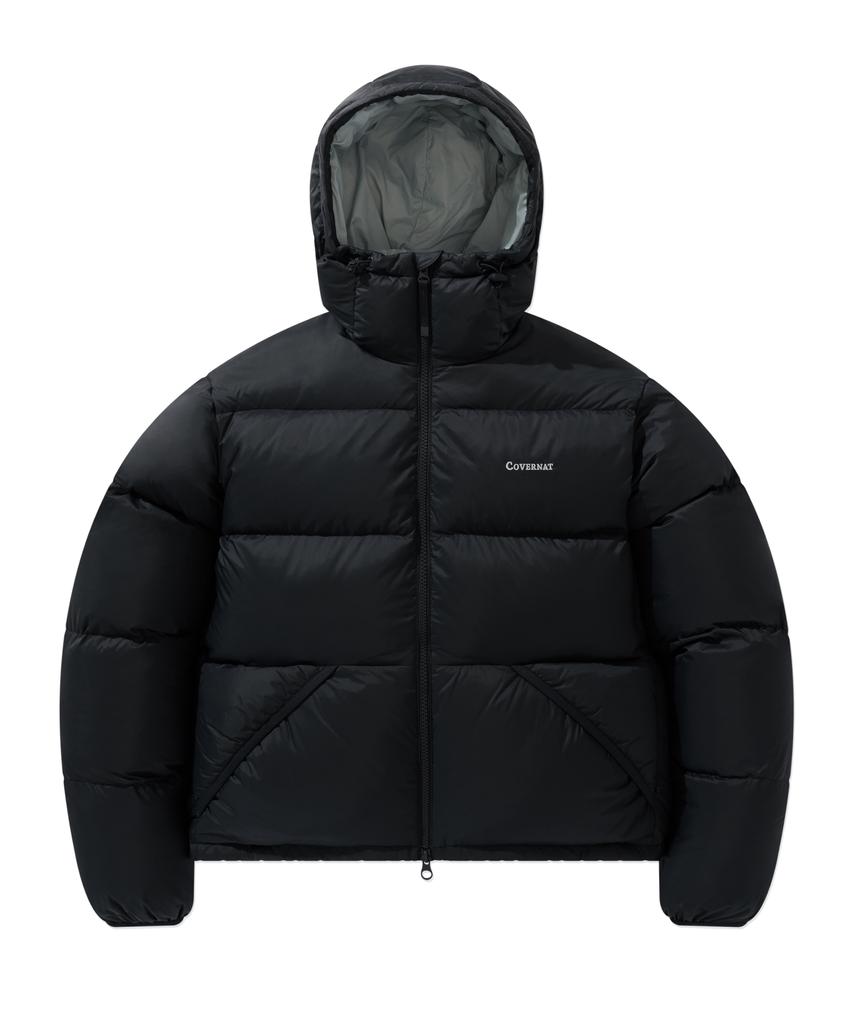 COVERNAT Civic Rds Hooded Short Puffer Dark Navy