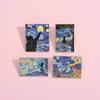 Alloy Stylishly Unique Brooch With Playful Cartoon Characters And Starry Sky Theme