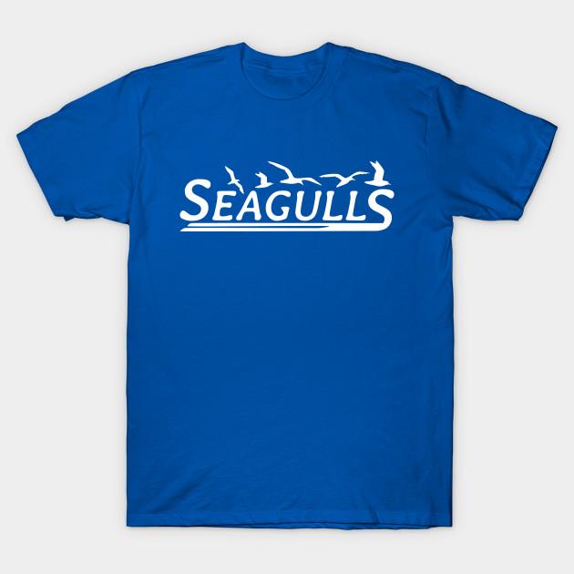 

Men Black Print T-shirt Flock Of Seagulls No-Cut Transfer Paper Print Cotton Tshirt 4XL королівський синій колір