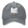 2026 Frickah Not! Baseball Cap Streetwear Hats For Men Cute Anime Hat Elegant Women's Hats Men's