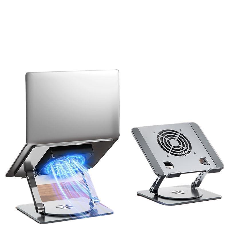 2025 Universal Folding Laptop Cooling Pad with Dual-Layer Fan Stand