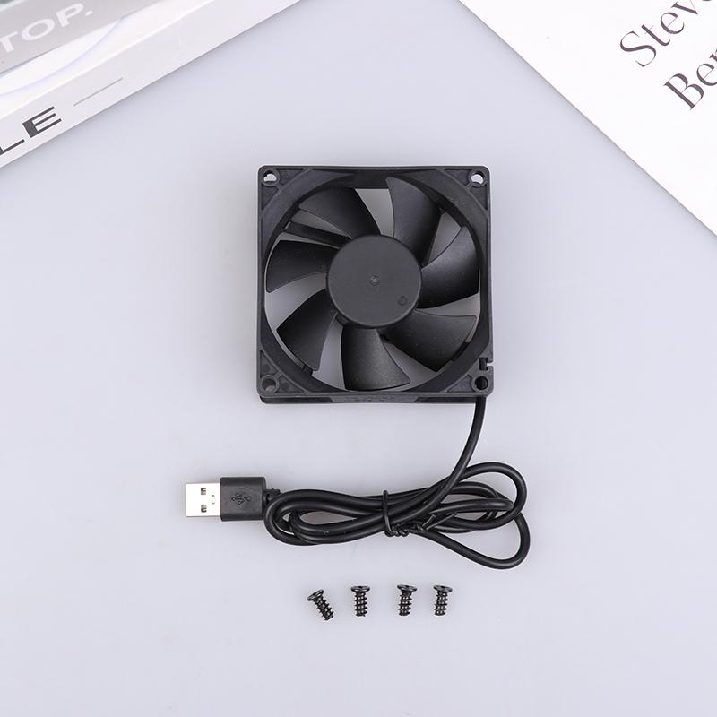 5V Børsteløs Kjølevifte USB Ruter Vifte Datakabinett TV-boks Kjølekabinett 50 mm 80 mm 90 mm 120 mm PC DIY Kjøler Stasjonær Vifte