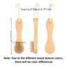 Natural 5.7" Cleansing Brush Dry Facial with Lanyard Bath Brush Smoothing Wooden Handle Exfoliating Brush Skin Care