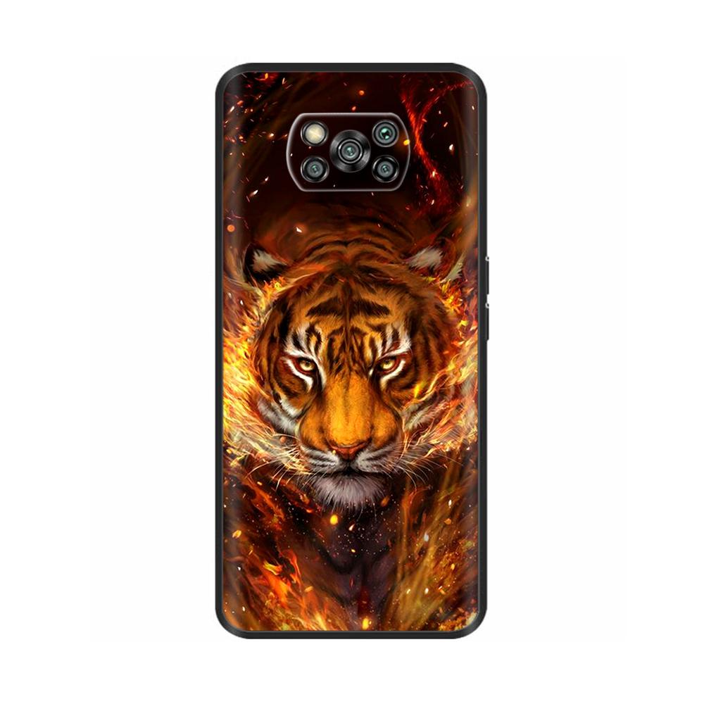 For Xiaomi Poco X3 NFC Case Printed Cartoon Silicone Back Cover Soft Bumper Phone Case For POCO X3 Pro X 3 TPU Case Funda 6.67''