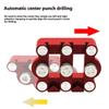 Precise Centering Alignment SelfCentering Dowel Gauge For Woodworking Projects Aluminum Alloy Punch Positioning Jig