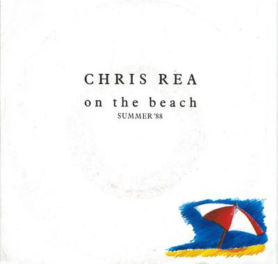 7inch Record CHRIS REA - On The Beach (Summer '88) YZ195 WEA 1988 UK Rock Used