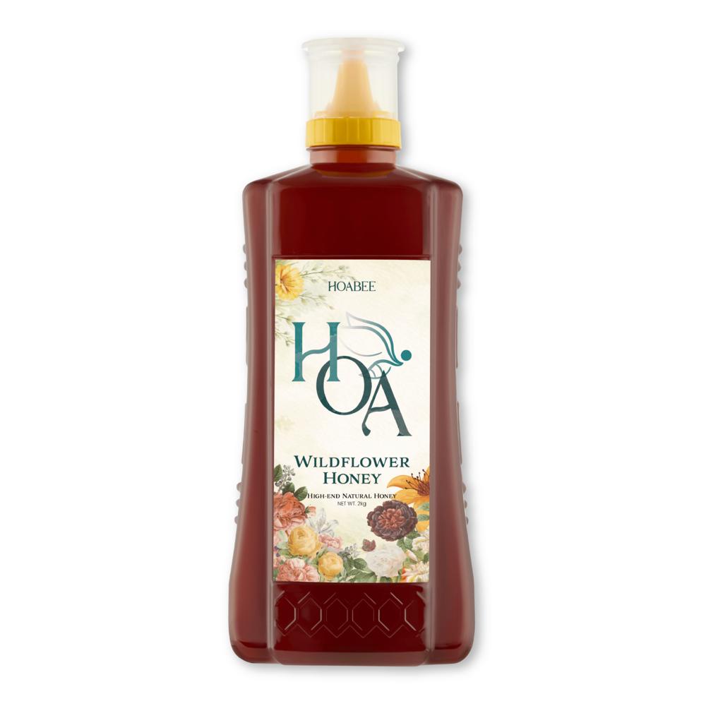 Hoabi Natural Wildflower Honey 100% Pure Natural Honey 1 Pcs 2kg