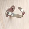 5Pcs Stainless Steel Screw Mounted Ceiling Hooks, Under-Shelf Towel, Heavy Duty Hanger For Bathroom Cabinet Garage