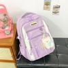 Schoolbagins contrasting color schoolbag women's new Korean version of college style large capacity backpack small fresh versatile girl backpack tide