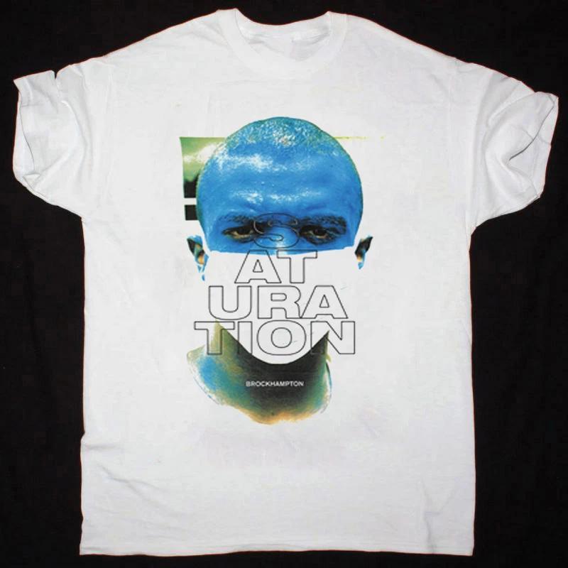 NEW BROCKHAMPTON -Saturation Short Sleeve White All Size Shirt