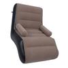 Inflatable Sofa Ergonomic S Shaped Portable Soft Flocking   Blow Up Couch for Home Travel  