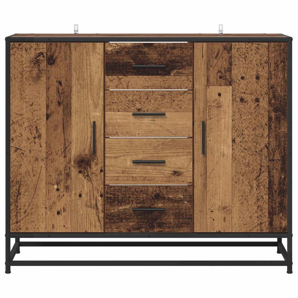 Sideboard Reclaimed Wood 92 x 35 x 76 cm Engineered Wood