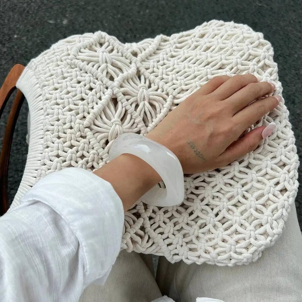 Ingemark Y2K Kpop Irregular Resin Acrylic Bangles for Women New Trend Boho Geometric Charm Wide Bracelets Pulseras Jewelry Gift