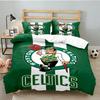 Boston-Celtics Logo 3pcs Bedding Set,Including 1pc Duvet Cover And 2pcs Pillowcases Perfect Gift for Christmas,Ideal for Bedroom, Dormitory