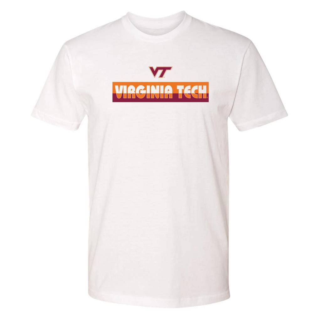 Virginia Tech Hokies Split Bar NLA T-Shirt - White