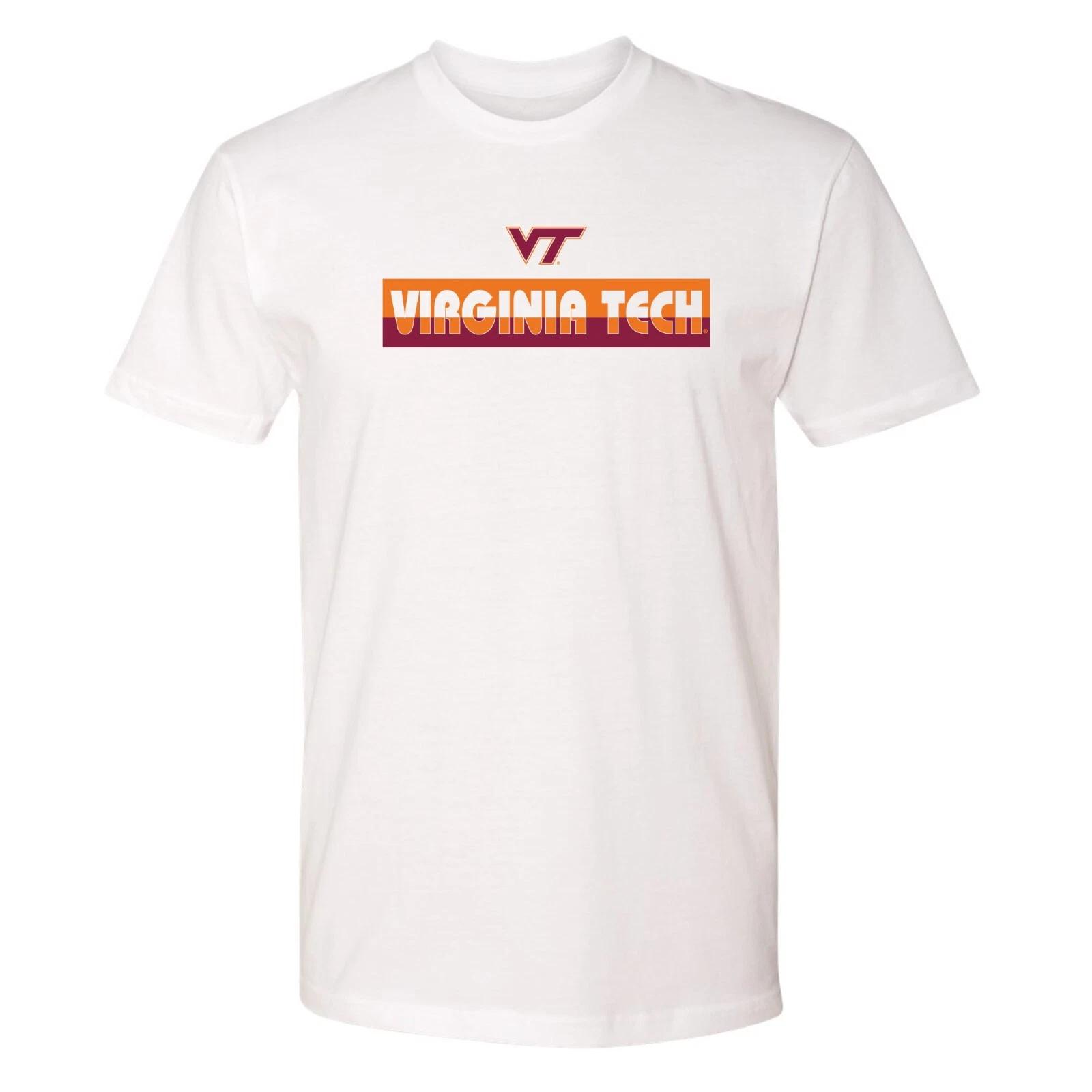 Virginia Tech Hokies Split Bar NLA T-Shirt - White XL