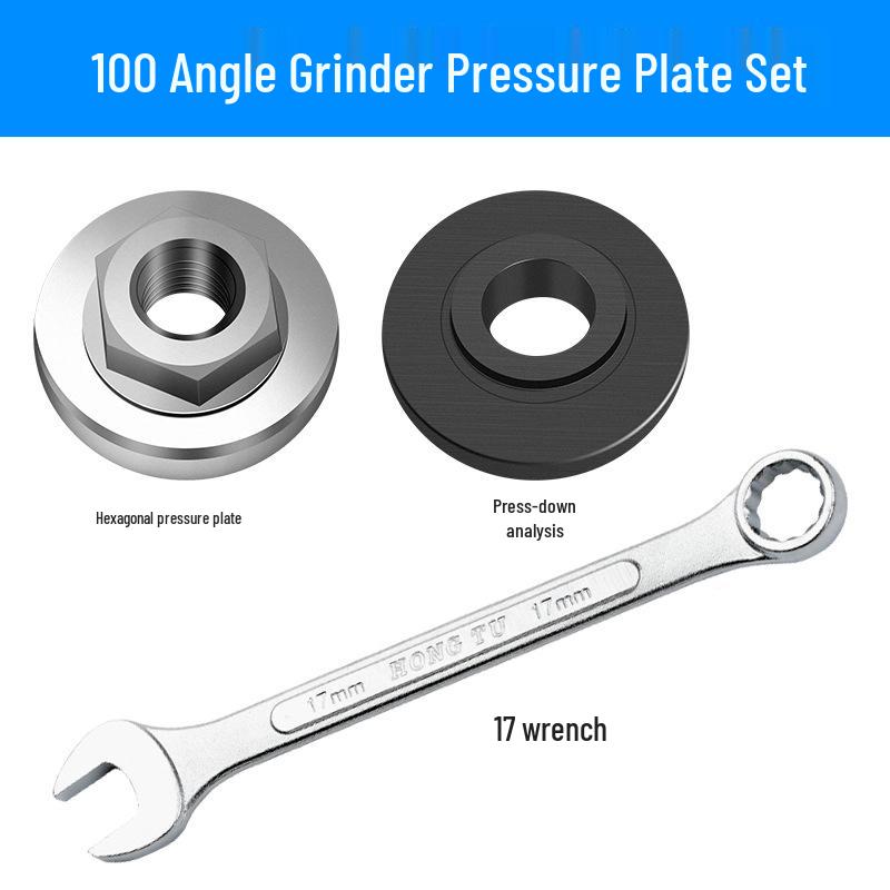 Hex Nut & Pressure Plate Set for Angle Grinder Polisher Modification