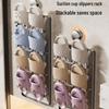 No-Drill Wall-Mounted Bathroom Slipper Rack with Suction Cups - Multi-Layer Storage Shelf