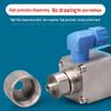 my36 Precision High Flow Double Acting Dispensing Valve - Stainless Steel & Aluminum Alloy