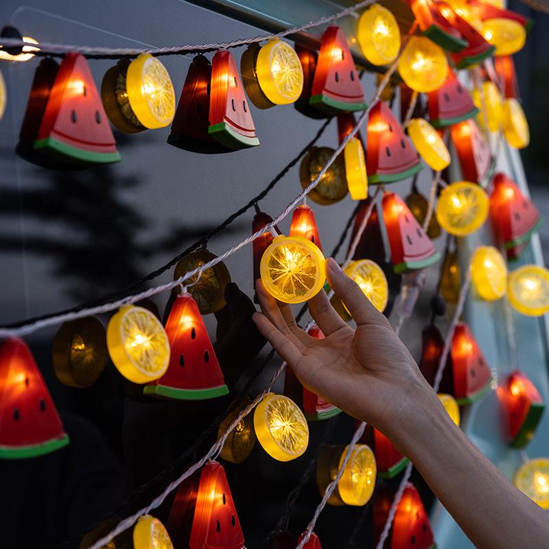 

Мигающие уличные гирлянды для кемпинга для палаток и украшения вечеринок 2m 10 Lights Battery