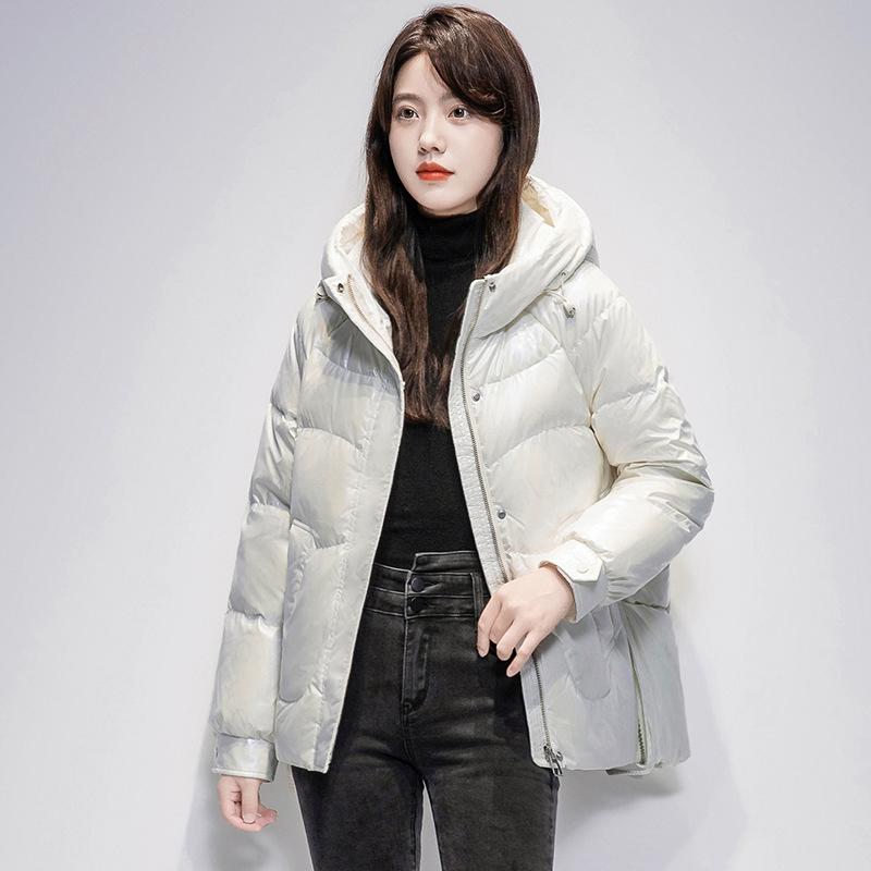 

Новое зимнее пуховое хлопковое пальто, корейское издание, яркое утепленное пальто с принтом, популярные хлопковые пальто