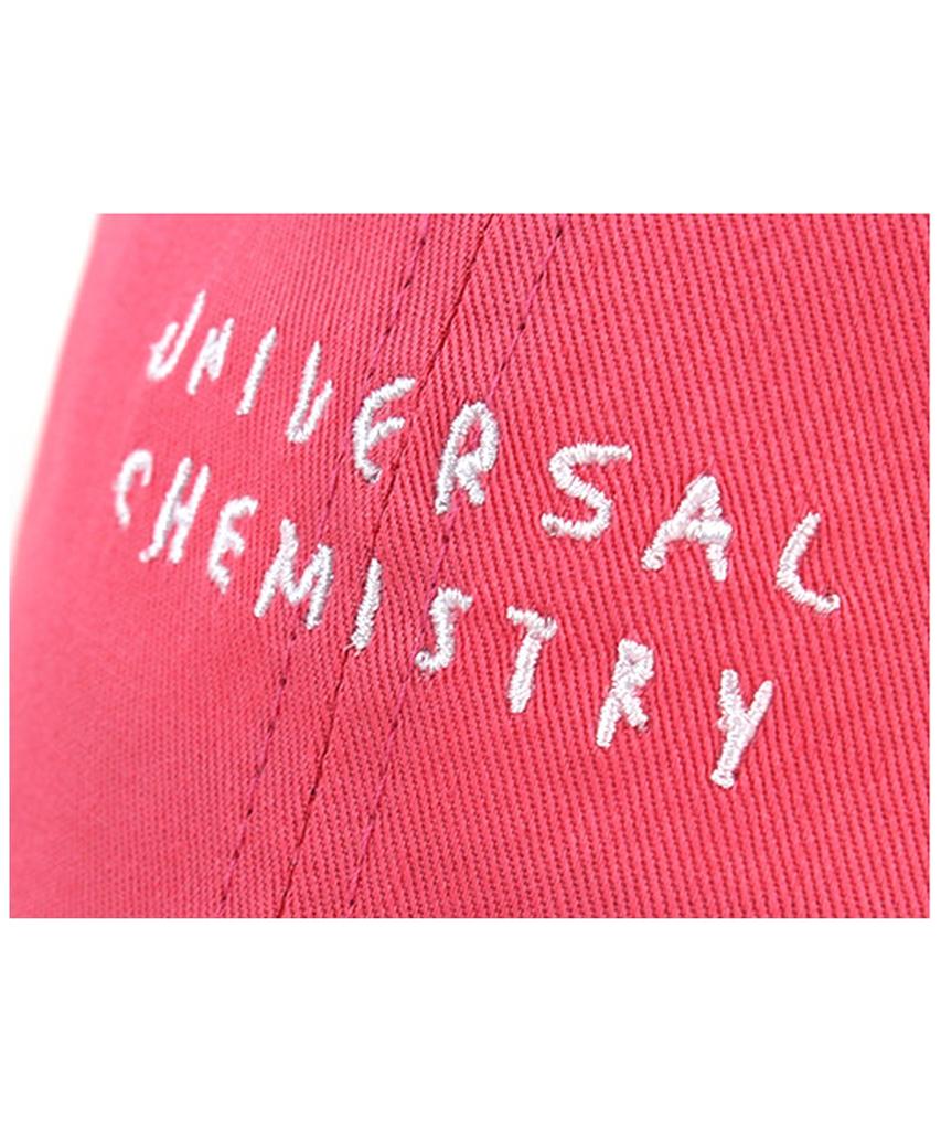 Yunibeosyeolkemiseuteuli Front Logo Cotton Pink Ballcap
