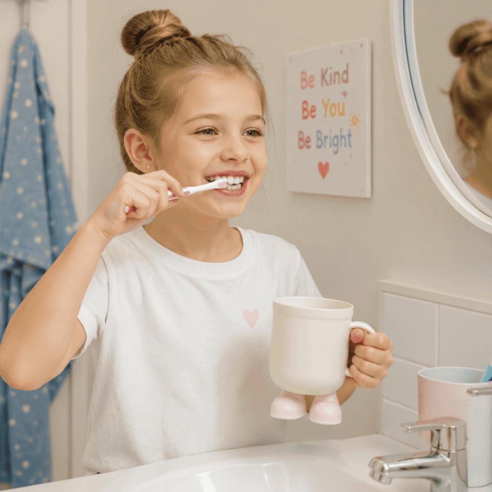 PP Couple Toothbrush Cup Lovely Rinse Cup Bathroom Supplies Mouthwash Cup Bathroom