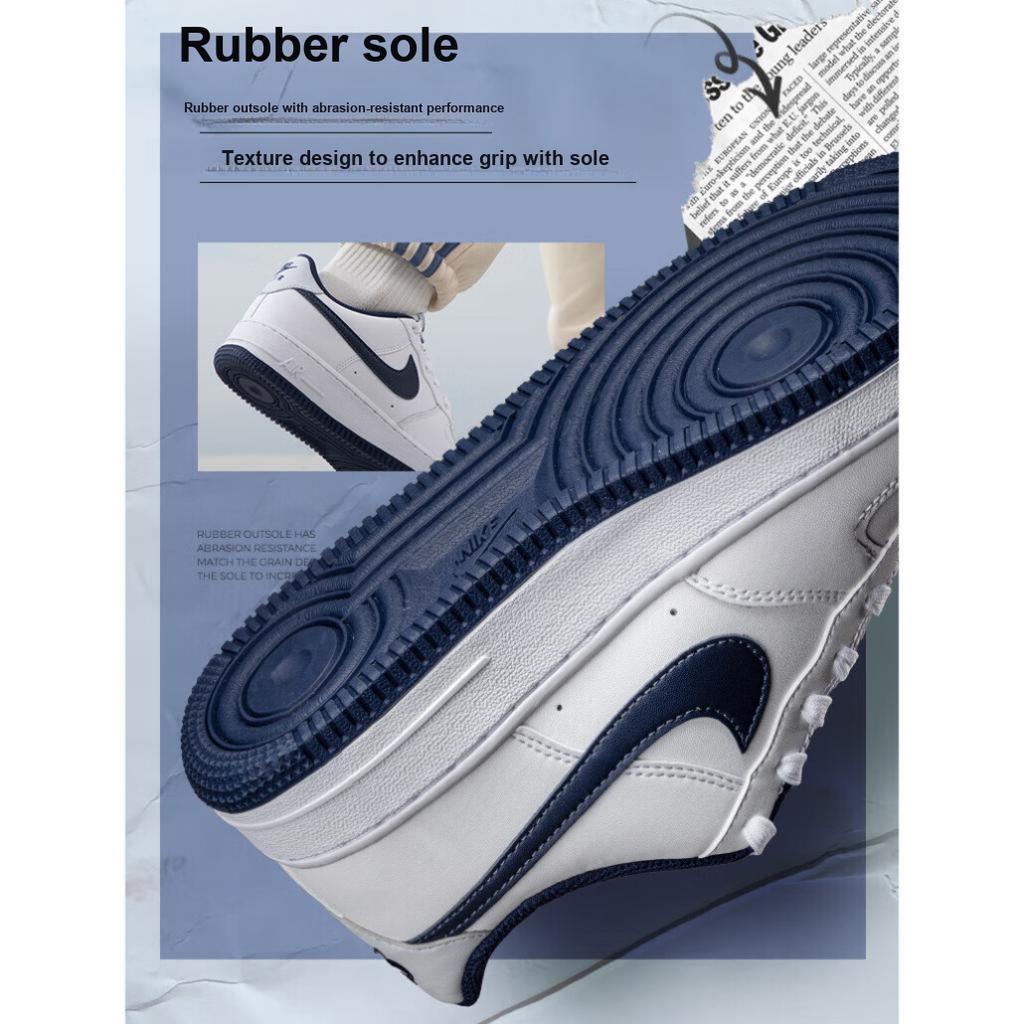 New Nike Air Force 1 White Midnight Navy GS FV5948-104