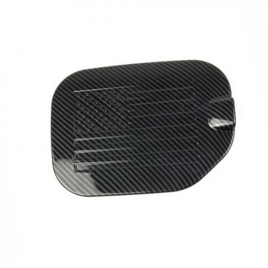 Carbon Fiber Style Fuel Tank Cover Trim Accessories Gas Door For Ford F-150