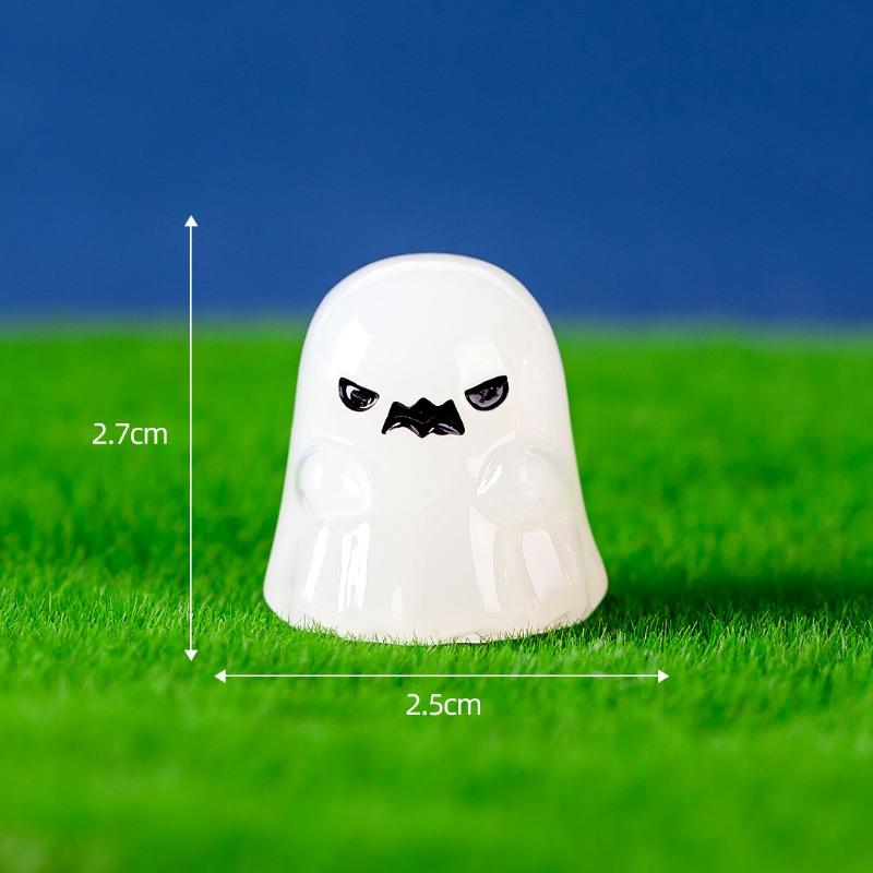 Micro-landscape Luminous Halloween Cute Ghost Devil Pumpkin Decorative Accessories Resin Small Ornaments
