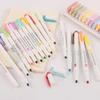 Mild Highlighters, Pastel Highlighter Assorted Colors Markers Dual Tip Highlighter Markers Chisel and Fine Tips for Coloring