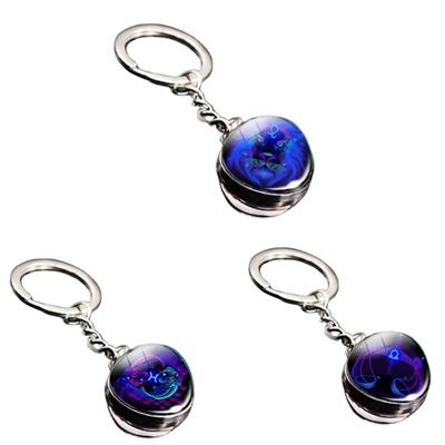 Constellation Keychain Time Gemstone Keychain Pendant