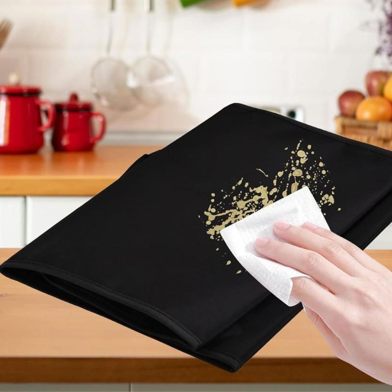 Heavy Duty Heat Resistant Waterproof Dust Cover for Cocktail Maker Machine for Popular Models in Black