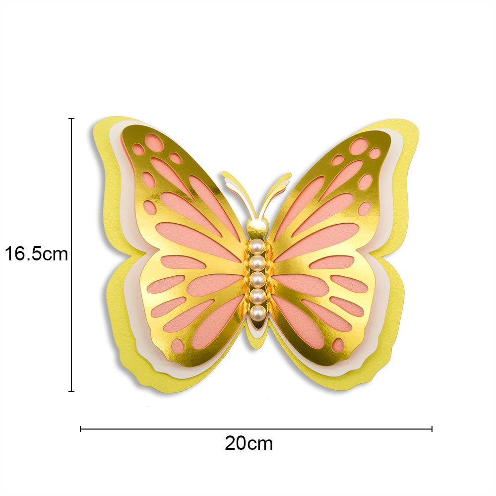 

Hollow Butterfly Wall Sticker Simulation Butterfly Decor Stickers Unique Rooms Decor Pearl Butterfly Wall Stickers