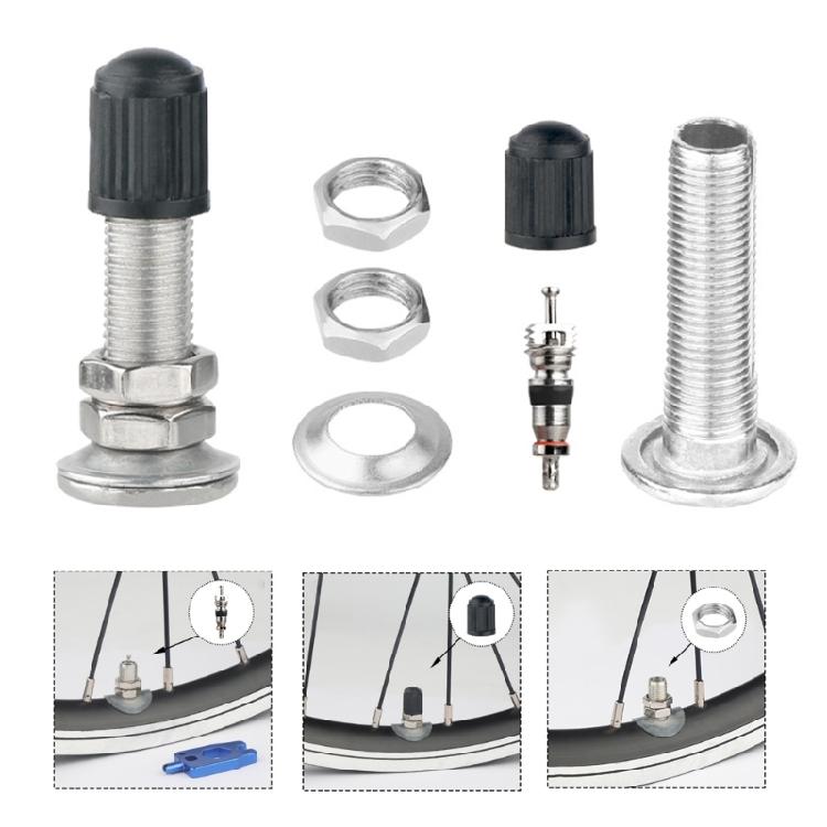 Rustproof Valves Adapter Set Portables Bike Valves Tool Emergencies Bike Repair for Daily Maintenances