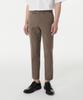 Tapered Hidden Banding Crop Slacks [Dusty Beige]
