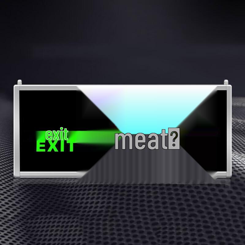 Gongniu LED Right Arrow Safety Exit Emergency Sign Light