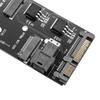 SFF-8643 To M.2 U2 Kit NGFF M-Key To Slimline SAS NVME PCIe 22Pin SATA Adapter SATA SSD Adapter Fit for Laptop Desktop Mainboard