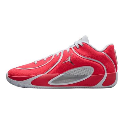 Scarpe da ginnastica premium Air Tatum 4 GS Rosso Siren/Grigio Football/Argento Metallizzato Bambini Rosa IO9603-600