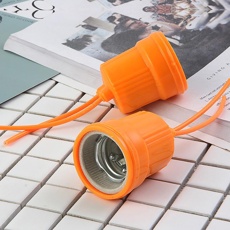 DIY Waterproof E27 Lamp Holder Lampholder Outdoor Fitting E27 Lamp Holder Construction Socket Base Lighting Accessories