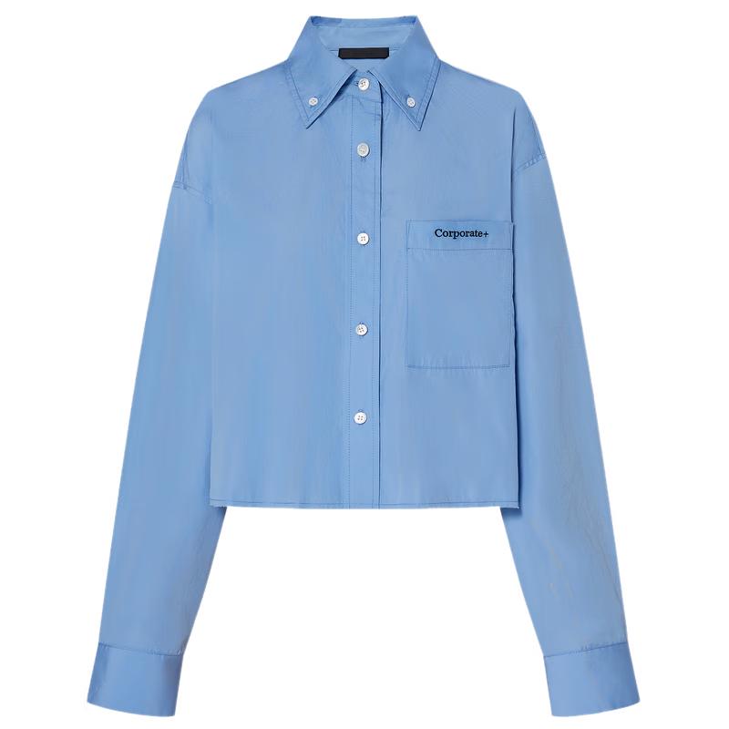 

MO&Co. C+ Series Short Frayed Cotton Shirt L/170