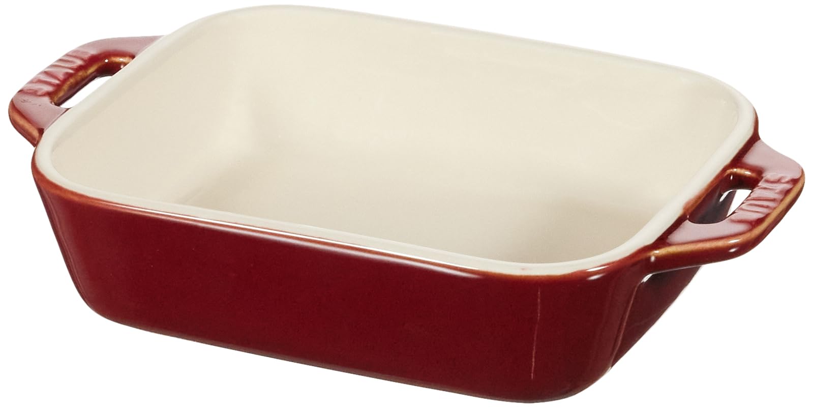 

Staub Dish Copper 14 x 11 Ceramic Gratin Dish Oven and Microwave Safe Japanese Dish Rectangular cm [Official Product] 40511-881