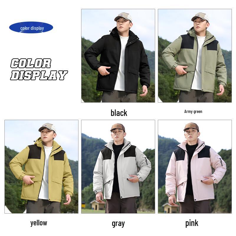 EASTERN CAMEL Unisex Winter-Steppjacke
